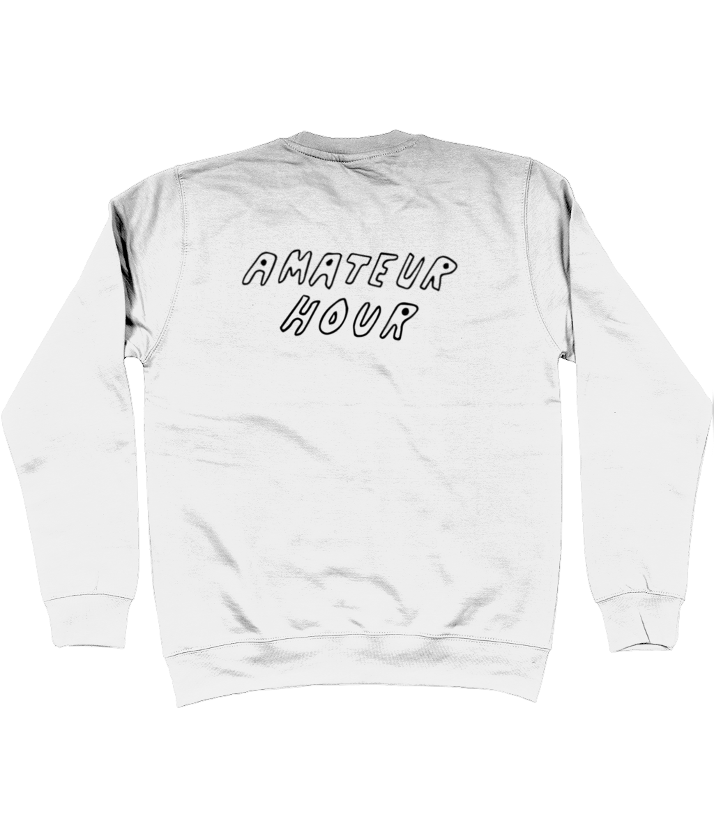 AMATEUR HOUR SWEATSHIRT CLASSIC BLACK PRINT